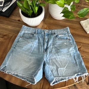 American Eagle Dreamy Drape Denim High Waisted Baggy Short